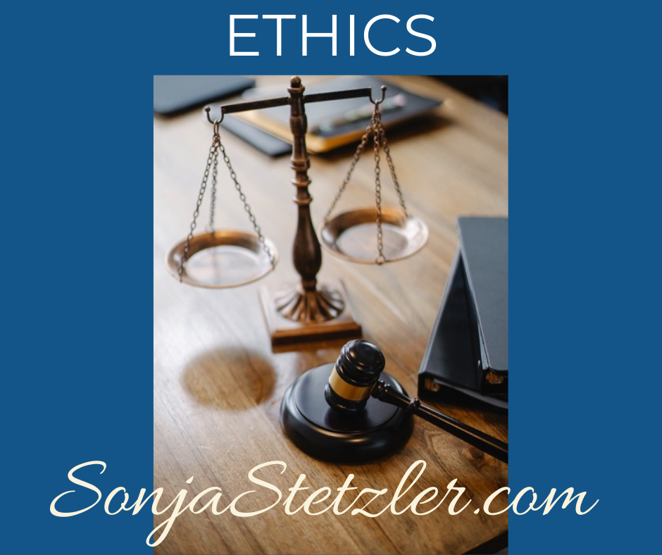 Speakers Code Of Ethics - Sonja Stetzler